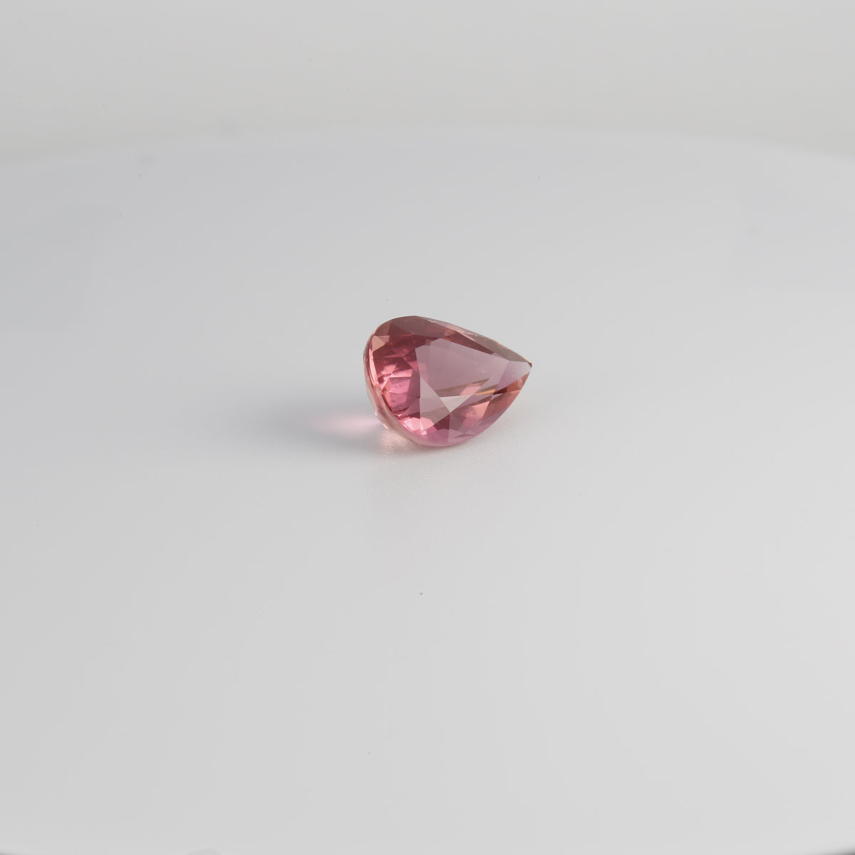 Pear shape pink tourmaline 2.25ct, second view of the stone