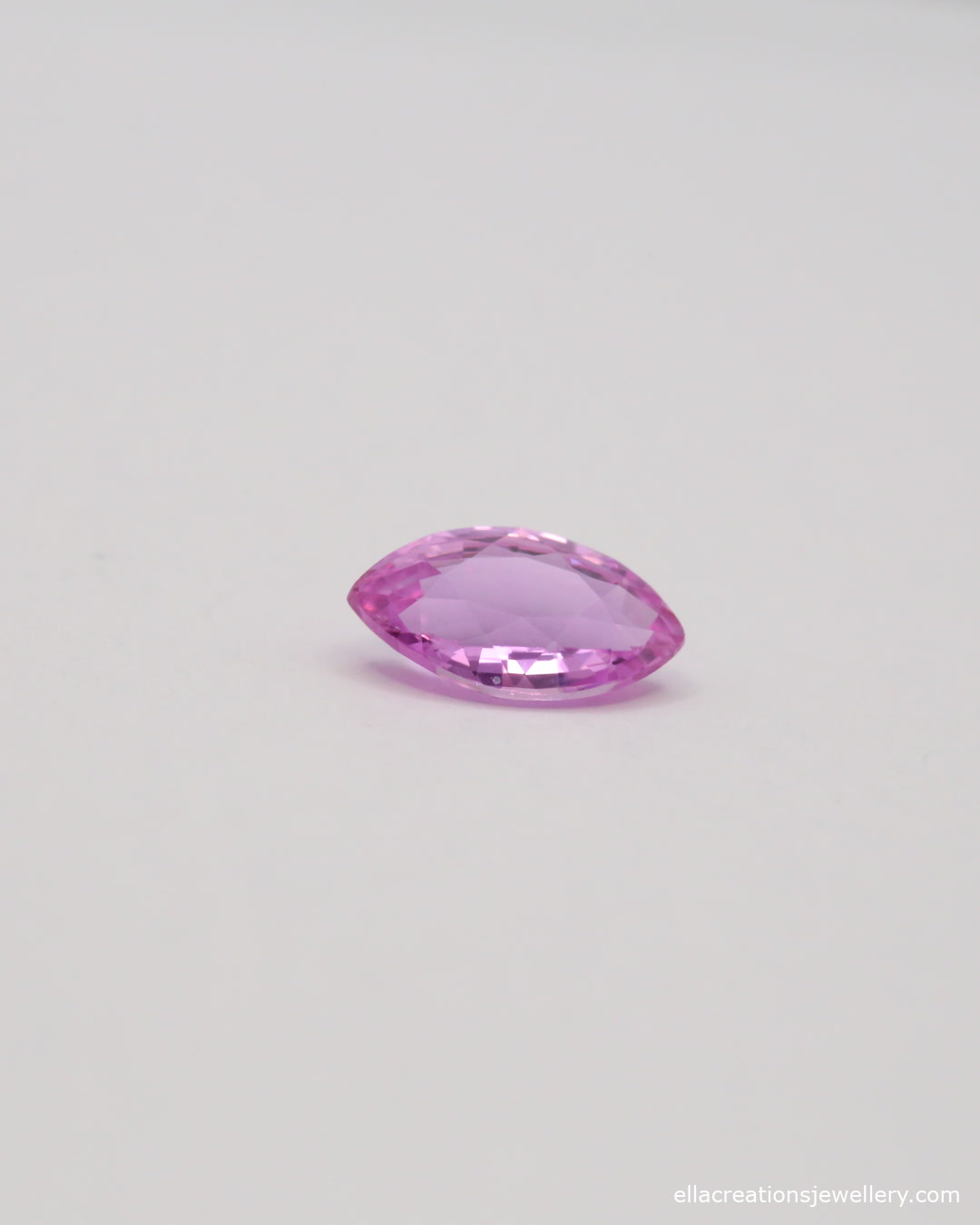 Marquise cut natural pink sapphire, 1.08 carats, heated | Yasmin Nabulsi Fine Jewelry