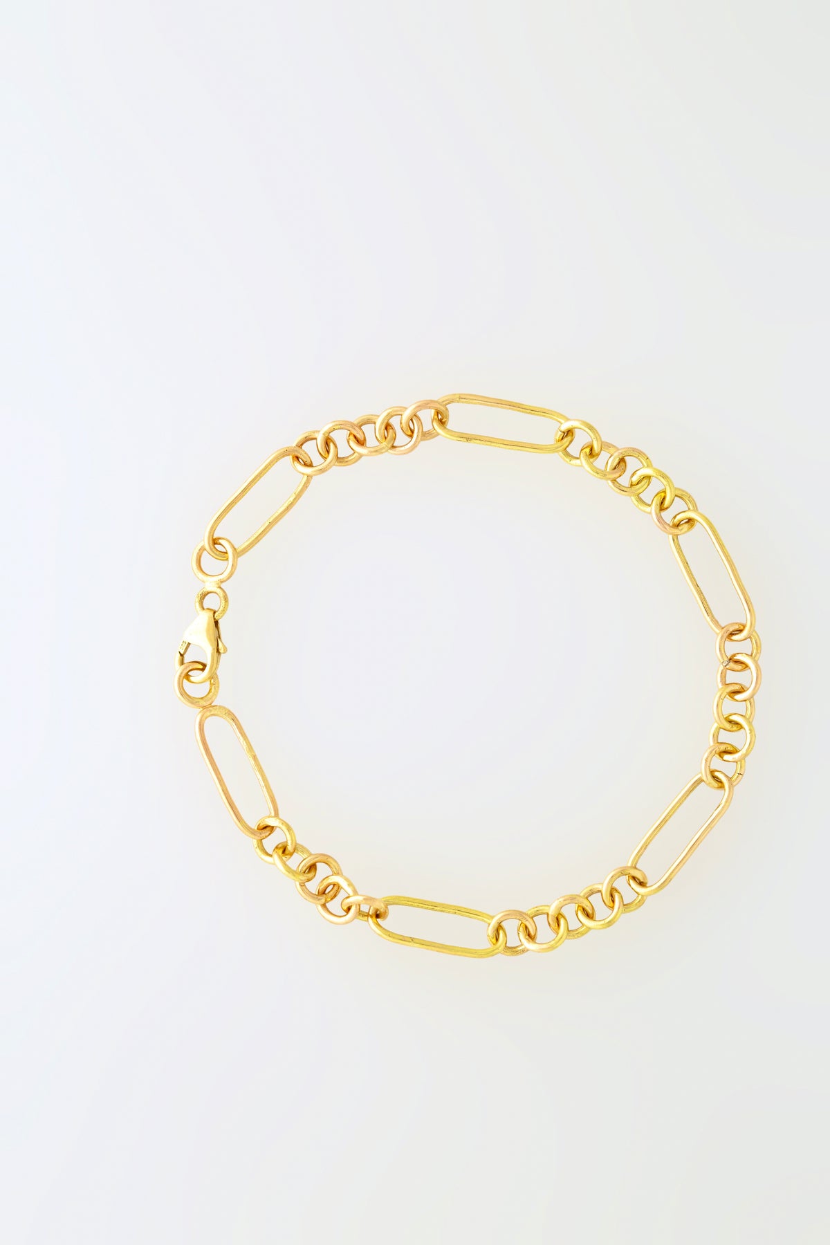 14K/18K solid Links Bracelet | Hand-Made Link Bracelet