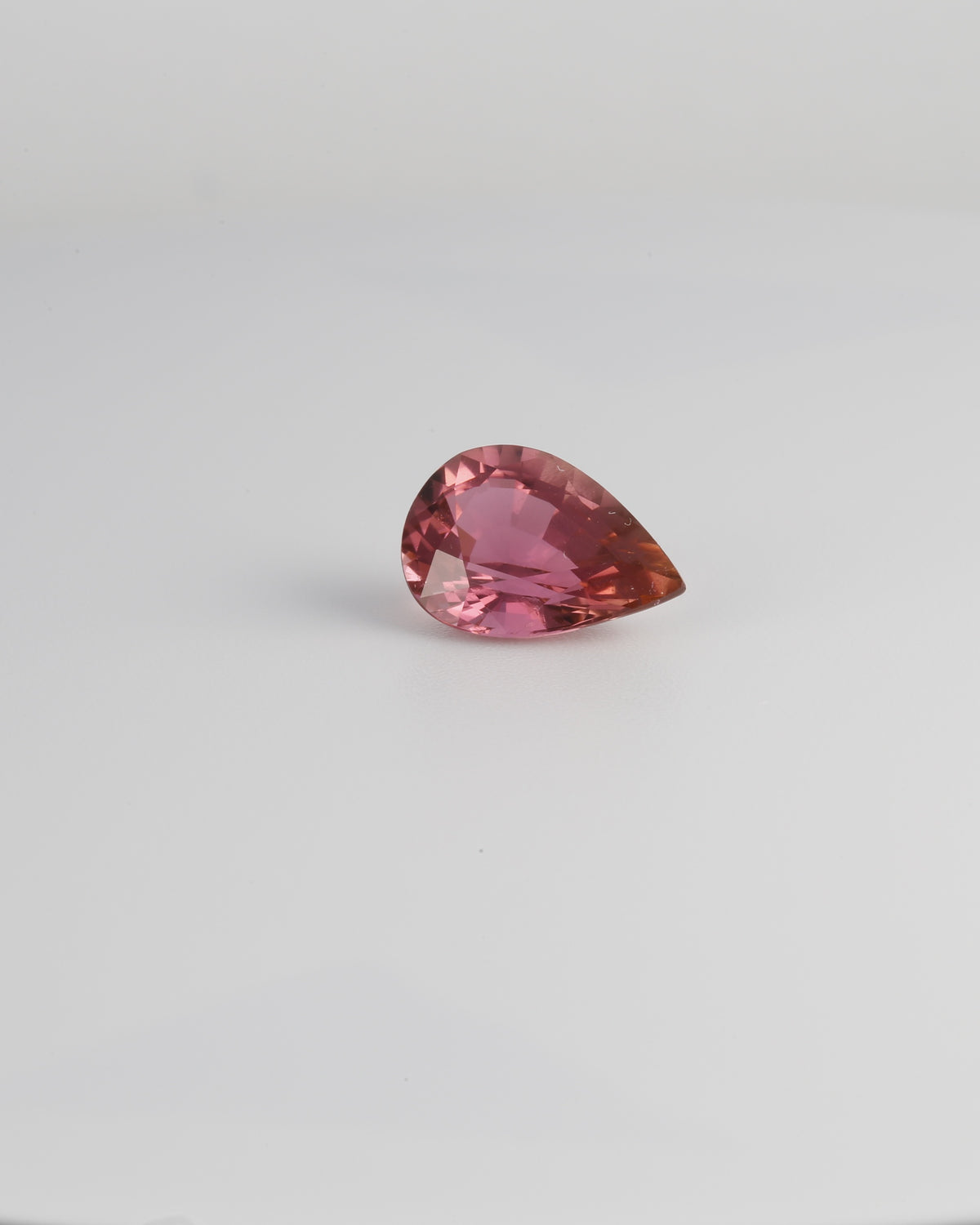Natural pink tourmaline, pear shape, 2.25ct, measuring 10.7x7.4mm | Yasmin Nabulsi Fine Jewelry