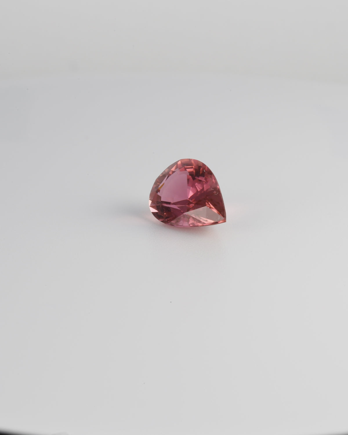 Pink tourmaline 2.25ct pear shape, sixth view of the stone